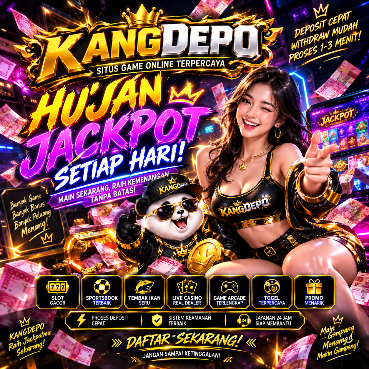 KANGDEPO | Official Situs Game Online Gacor 4D & Slot Hari Ini Jamin Cuan Terus by Hey siriusly
